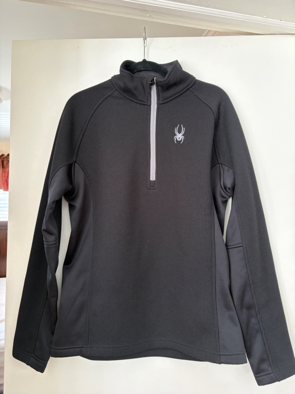 Spyder Half-Zip Pullover in Charcoal Gray